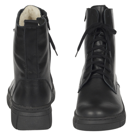 Trzewiki damskie Syrena SST 4090/DA - skóra naturalna