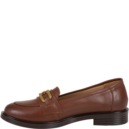 Mokasyny damskie Syrena SE P-287 brązowe, skóra naturalna