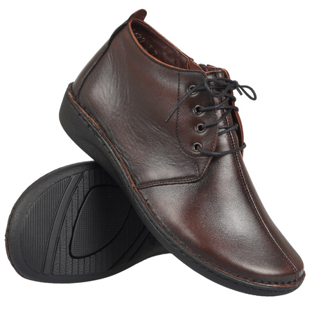 Trzewiki damskie skórzane marki Syrena K-230 kabir