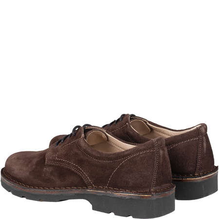 Skórzane półbuty męskie marki Syrena SH 808 brązowe