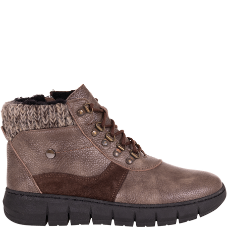 Trzewiki damskie skórzane Syrena SH 782.631.112 brąz