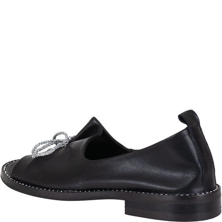 Sandały damskie Syrena SLA 1036 czarne, skóra licowa