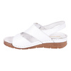 Białe sandały damskie skórzane SYRENA SST 908 