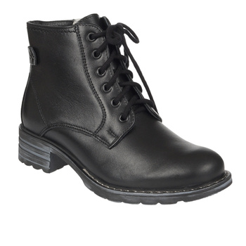 Komfortowe botki damskie Syrena SST 2032 - skóra naturalna