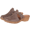 Klapki damskie Syrena SST 737/M cappuccino - skóra naturalna