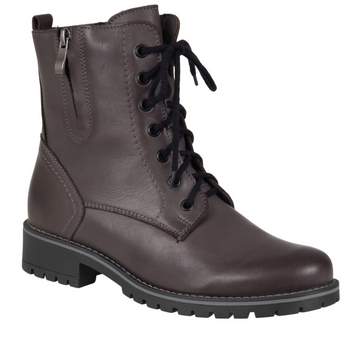 Botki damskie skórzane brązowe marki Syrena SST 4038