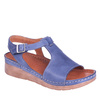 Sandały damskie skórzane Syrena SST 924 niebieskie