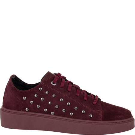 Półbuty damskie skórzane Syrena SLA 1144/11 bordowe