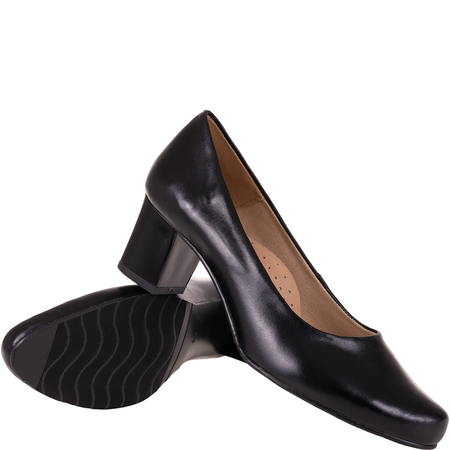 Czółenka damskie skórzane marki Syrena SE P-239 czarne