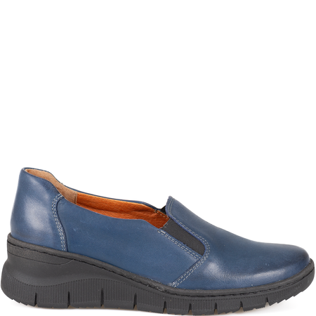 Granatowe półbuty damskie skórzane marki Syrena SST 1775