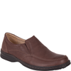 Wygodne półbuty męskie wsuwane - Syrena SH 871, brązowe