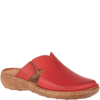 Klapki damskie skórzane Syrena SST 664 w kolorze czerwonym