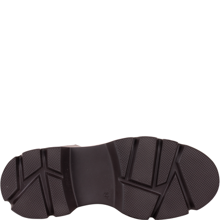 Trzewiki damskie Syrena SLA 976/271 czekolada groszek