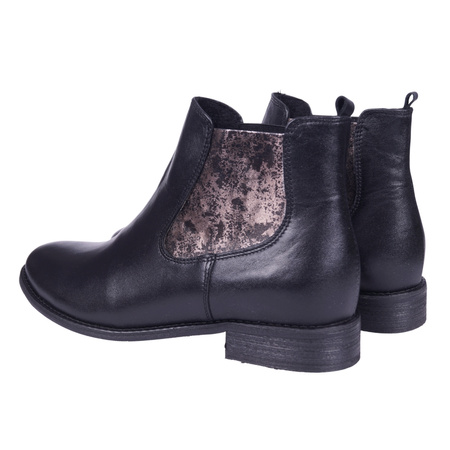 Klasyczne botki damskie SYRENA SWB K- 265 czarne