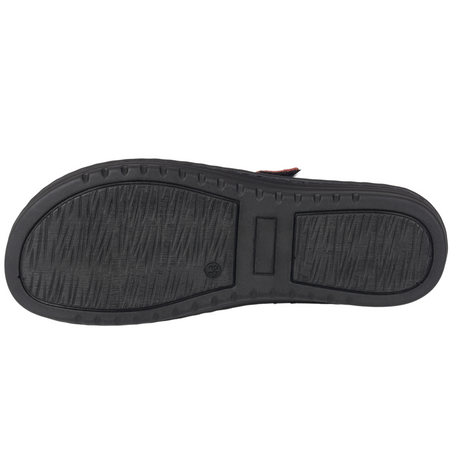 Półbuty damskie na rzepy SOT 069/M bordowe marki Syrena