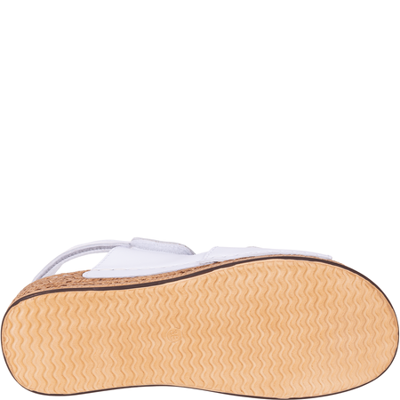 Sandały skórzane damskie marki Syrena SST 993 białe