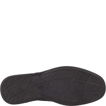 Skórzane półbuty męskie o podwyższonej tęgości H - Syrena SH 806, czarne