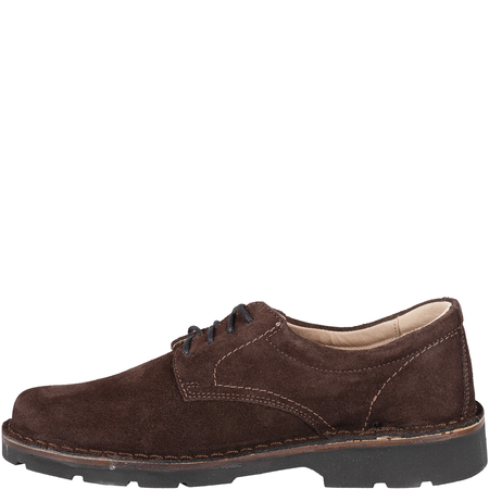 Skórzane półbuty męskie marki Syrena SH 808 brązowe