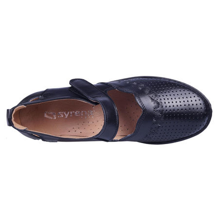 Komfortowe półbuty damskie skórzane marki Syrena SE 220501A