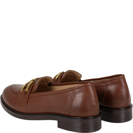 Mokasyny damskie Syrena SE P-287 brązowe, skóra naturalna