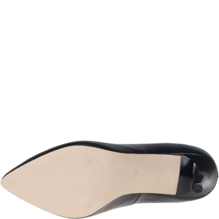 Czółenka, szpilki skórzane damskie Syrena SWB 012 czarne