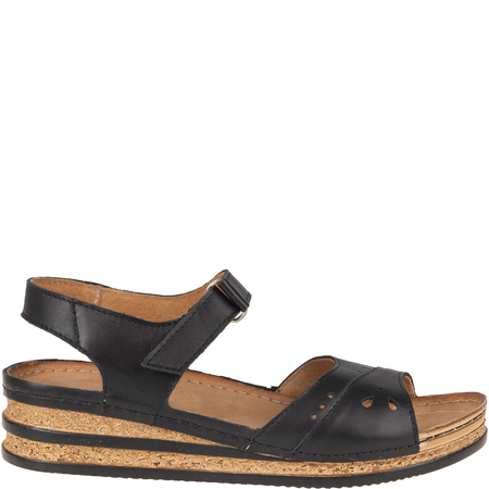 Sandały damskie skórzane Syrena SOT 433 czarne