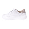 Półbuty damskie wiązane sneakersy skórzane WASAK SW 0680 białe