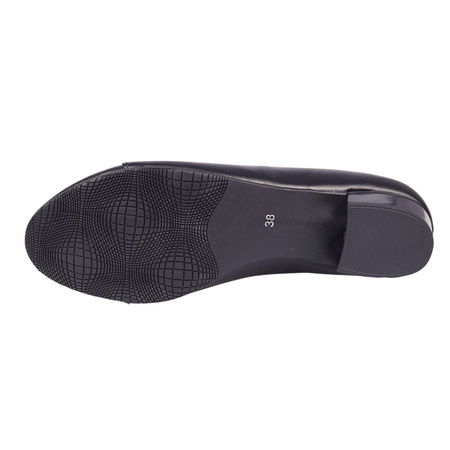 Czółenka skórzane damskie marki Syrena SWB 22013 czarne