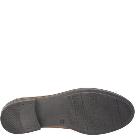 Mokasyny damskie Syrena SE P-299A cappuccino, skóra naturalna