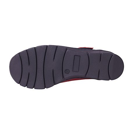 Komfortowe półbuty damskie SWB 22014 czerwone