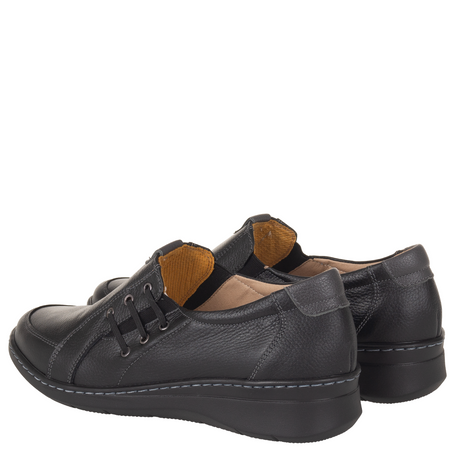 Półbuty damskie czarne Syrena SE P-264 - skóra naturalna