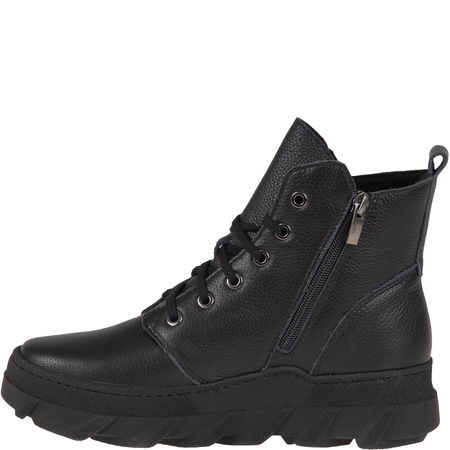 Modne botki Syrena SR 1222 czarne - skóra naturalna