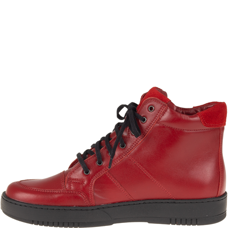 Botki skórzane damskie Syrena SWB K-260 czerwone - 36-42