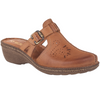 Klapki damskie Syrena SST 737/M rude - skóra naturalna