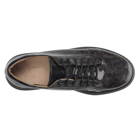 Damskie półbuty - skóra naturalna | Syrena SE P248A grafit