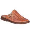 Klapki męskie skórzane brązowe Syrena SST SST 056/360