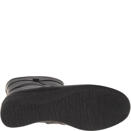 Wygodne botki damskie skórzane Syrena SWB K-223 czarne