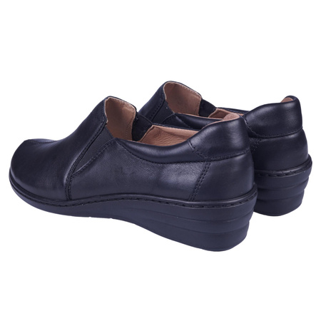 Wygodne, miękkie półbuty damskie SYRENA SW 220415 czarne