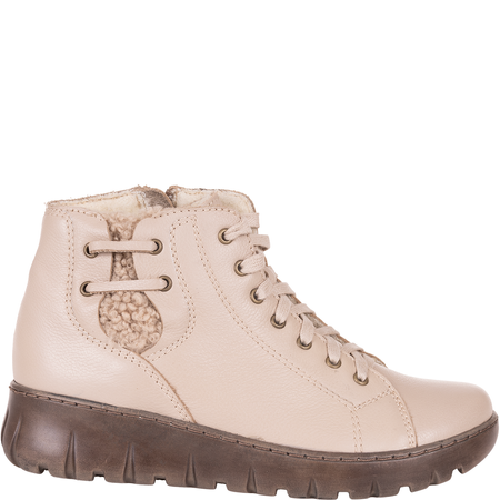 Trzewiki damskie zimowe Syrena SH 789.10 beżowe
