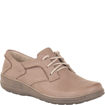 Komfortowe półbuty damskie skórzane Syrena SH 715-2 beż