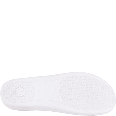 Białe klapki damskie Inblu VR00008B skórzana wkładka