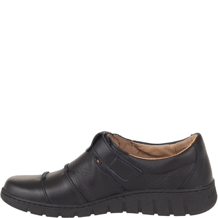 Półbuty Syrena SH 780-2S czarne - wygodne buty na rzepy
