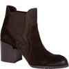 Botki damskie Syrena SLA 1131/224 czekolada skóra naturalna