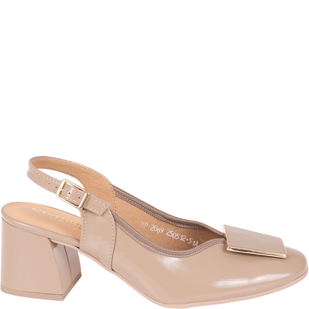 Beżowe sandały marki Syrena SGO 2099 - skóra naturalna