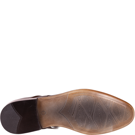 Brązowe półbuty męskie Syrena SI 400-841 skórzane