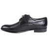 Półbuty męskie pantofle wizytowe skórzane marki Syrena SE 929 czarne
