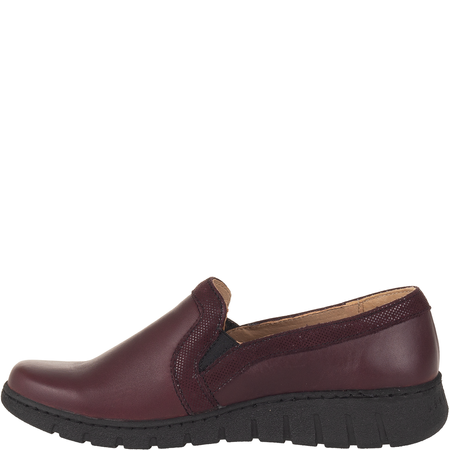 Półbuty damskie skórzane Syrena SH 430 ciemna wiśnia