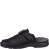 Klapki męskie Syrena SH 812 czarne skóra naturalna