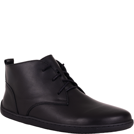 Botki barefoot marki Syrena SH 699 czarne - skóra naturalna