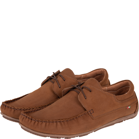 Rude mokasyny męskie Syrena SI 361A-852 - skóra naturalna